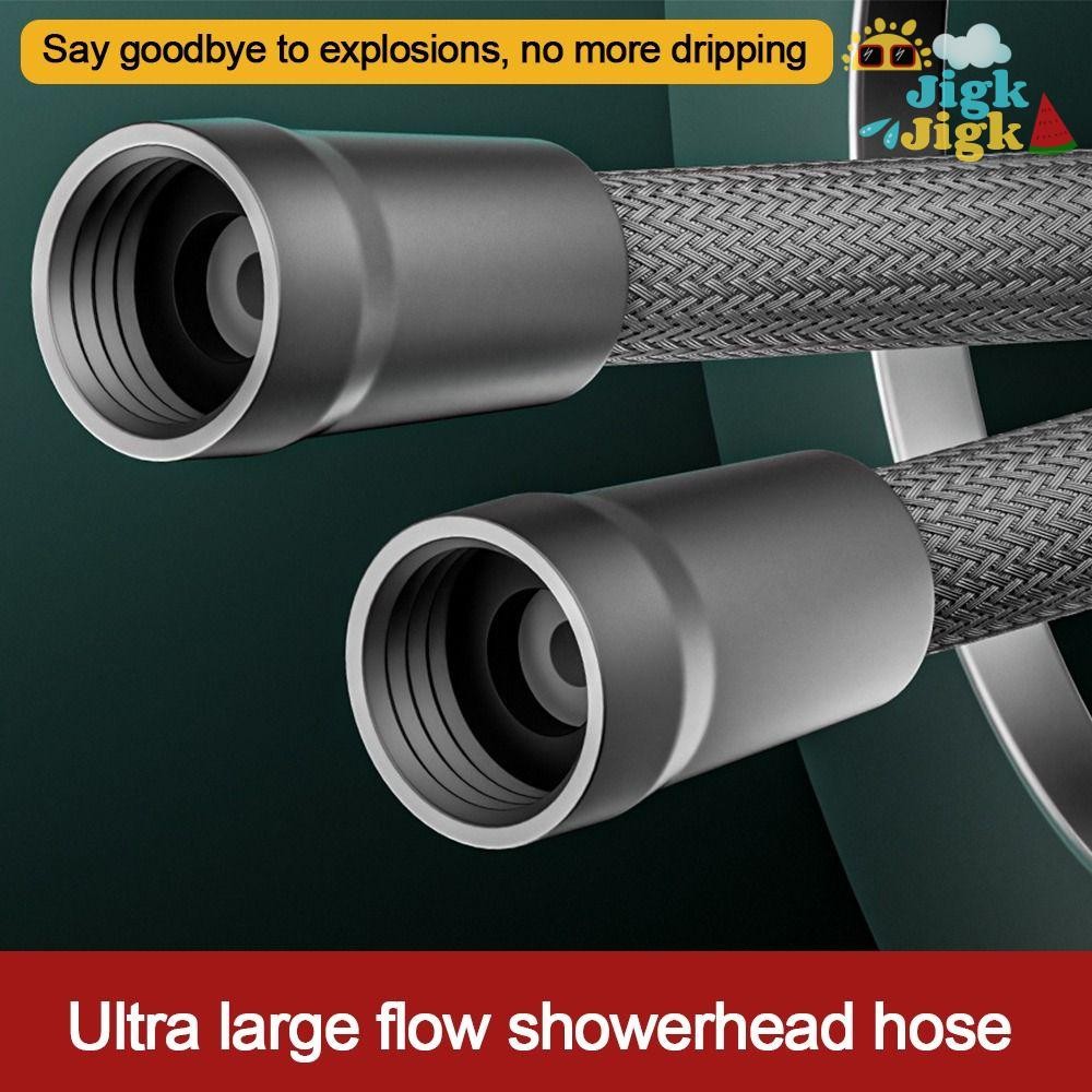Ống tắm JIGK 1.5 / 2 mét, Ống tắm cầm tay giao diện đa năng chống cuộn dây, GI / 2 Vòi tắm áp suất cao linh hoạt Phụ kiện phòng tắm ống Nylon