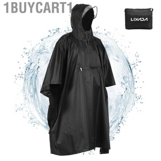 1buycart1 LIXADA HOODED Rain Poncho Waterproof Raincoat Jack