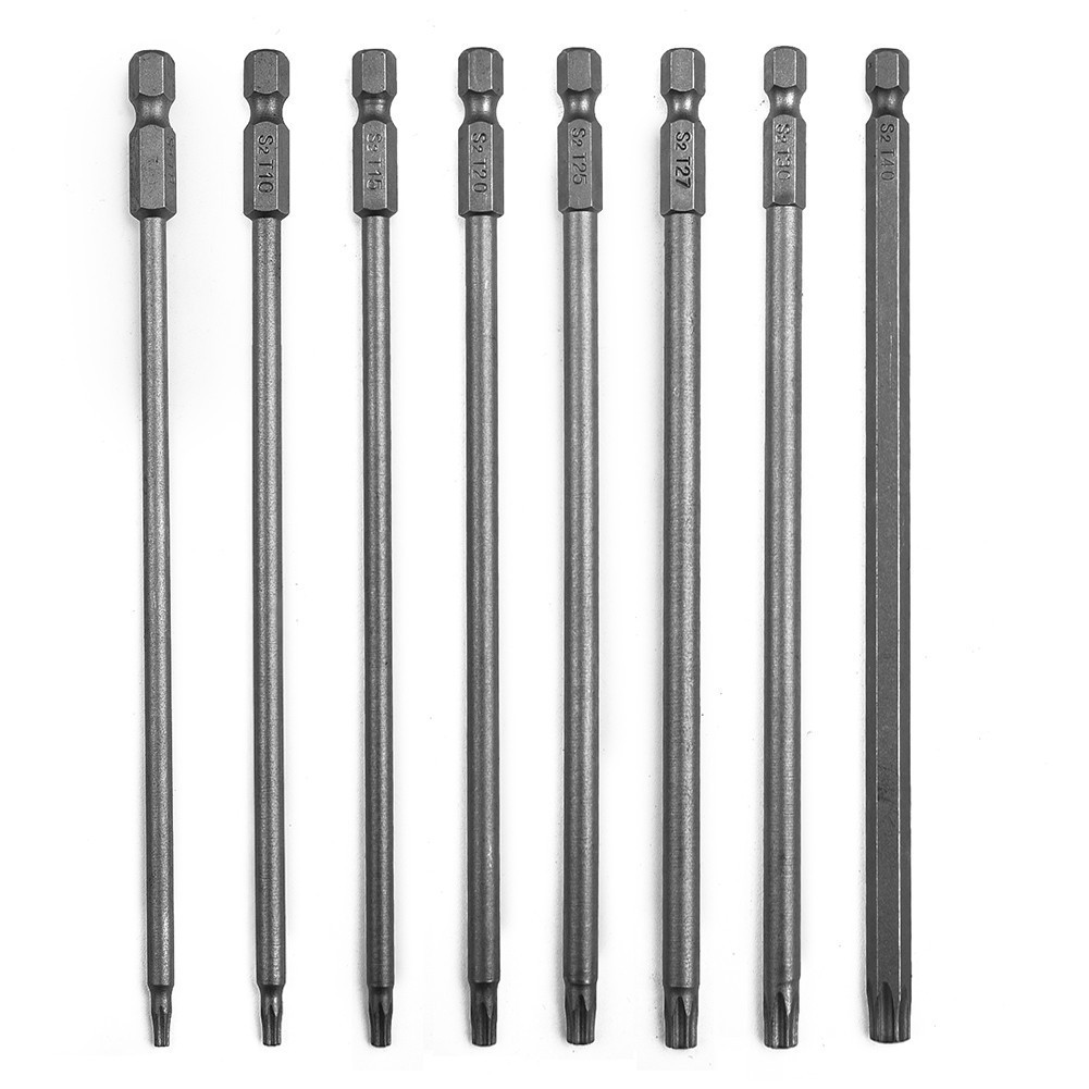 [Welv] 1 Mũi tuốc nơ vít Torx từ tính dài 150mm T8, T10, T15, T20, T25, T27, T30, T40
