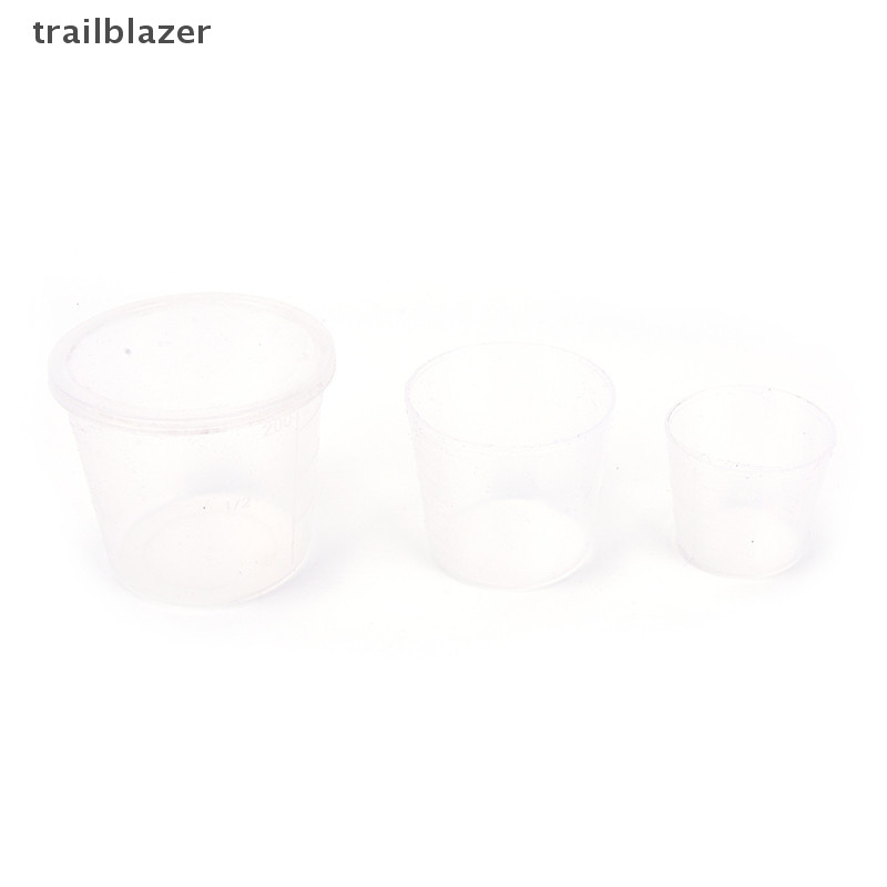 Trailblazer Nhựa Nhỏ Keo Trộn Cốc Mồi Trộn Bộ Cốc Đo Cho Cá Chép Câu Cá Mới