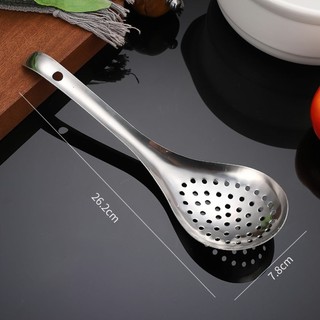 Muỗng Cán Cong Inox, Muỗng Múc Canh Inox Cán Cong Trơn Đa Năng Bền Đẹp Tiện Lợi SUNND