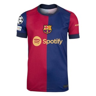 HQ2 2024-2025 La Liga FC Barcelona Lamine Yaman sân nhà Jersey Áo bóng đá Trẻ em Người lớn Plus Kích thước QH1