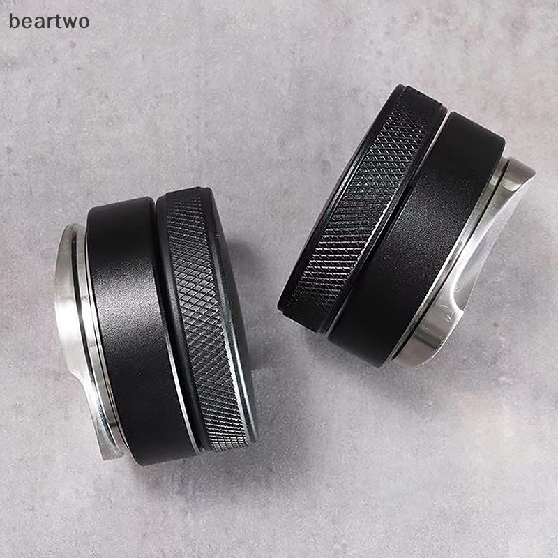 < Beartwo > Dụng cụ phân phối cà phê Espresso Leveler 3 góc Độ dốc có thể điều chỉnh Tấm lót lòng bàn tay phù hợp với Portafilter 51 / 53 / 58mm Đẹp