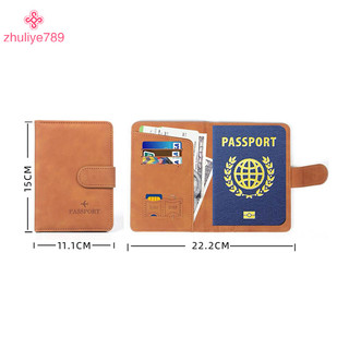 < zhuliye789 > Nam Nữ RFID Hộ Chiếu Kinh Doanh ID Thẻ Ngân Hàng Hộ Chiếu Bao Da Hộ Chiếu Đựng Hộ Chiếu Phụ Kiện Du Lịch