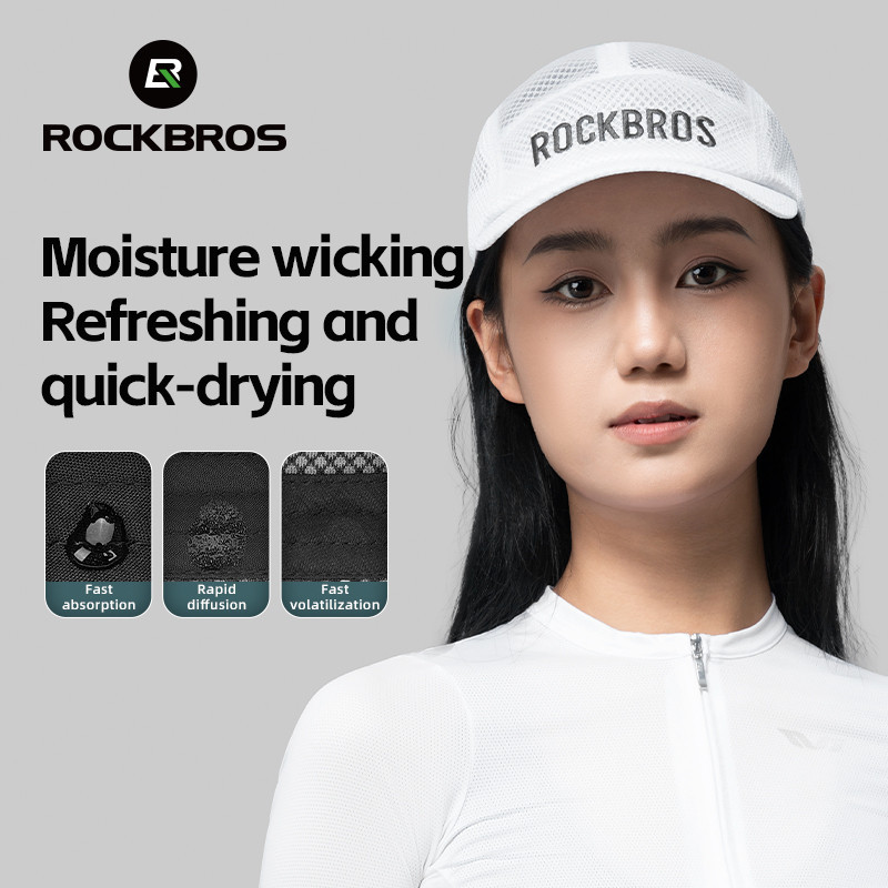 Rockbros Thoải Mái Thoáng Khí Nhanh Khô Lưới Mũ Chống Nắng Ngoài Trời Có Thể Điều Chỉnh Đầu Chu Vi Nam Nữ Mũ Bóng Chày