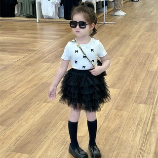 A81-[tomnaukids] Áo thun cộc tay đính nơ cho bé gái size từ 8-30Kg