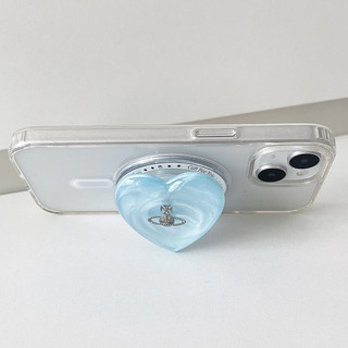 Màu 3d Tình Yêu Tròn Từ Tính Giá Đỡ Điện Thoại Cho IPhone 16 15 14 13 12 Pro Max 14 Plus Có Thể Gập Lại Pop Ring Grip Co Giãn Để Bàn Chân Đế p4