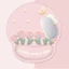 Tấm lót chuột tựa cổ tay YRBWD, Tấm lót chuột hỗ trợ tay bằng cao su Tulip, Chất lượng cao Thoải mái tiện dụng Bàn di chuột chơi game chống trượt phổ thông