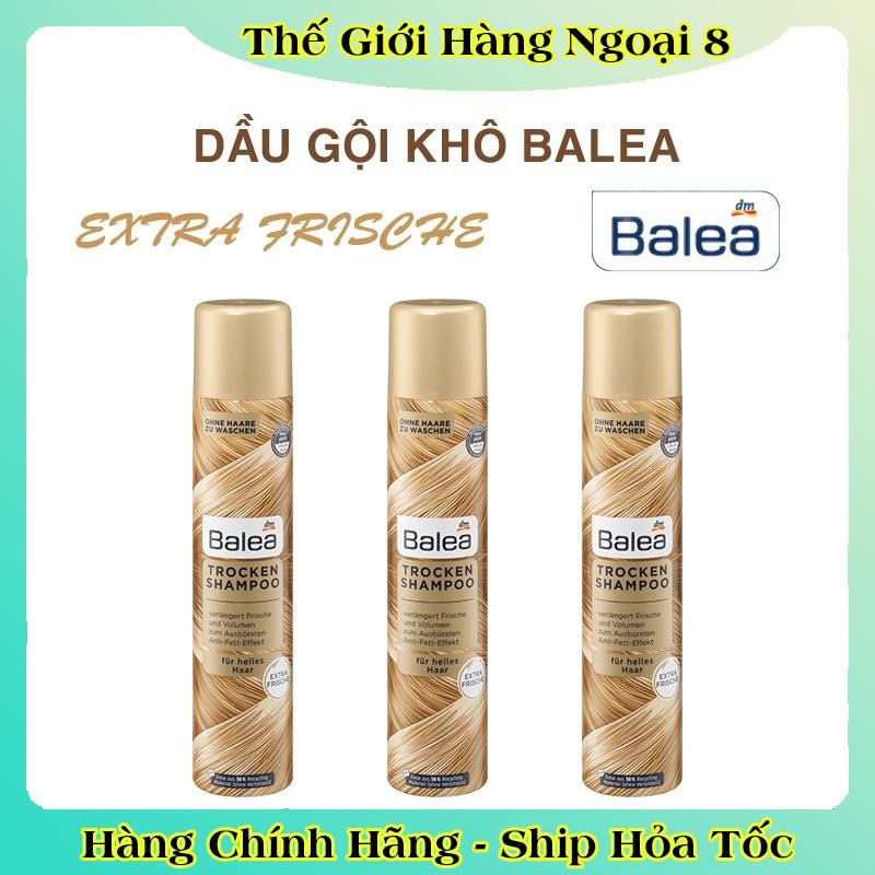Dầu gội khô Balea dưỡng tóc mềm mượt, tóc sạch bồng bềnh 200ml của Đức- Date mới nhất