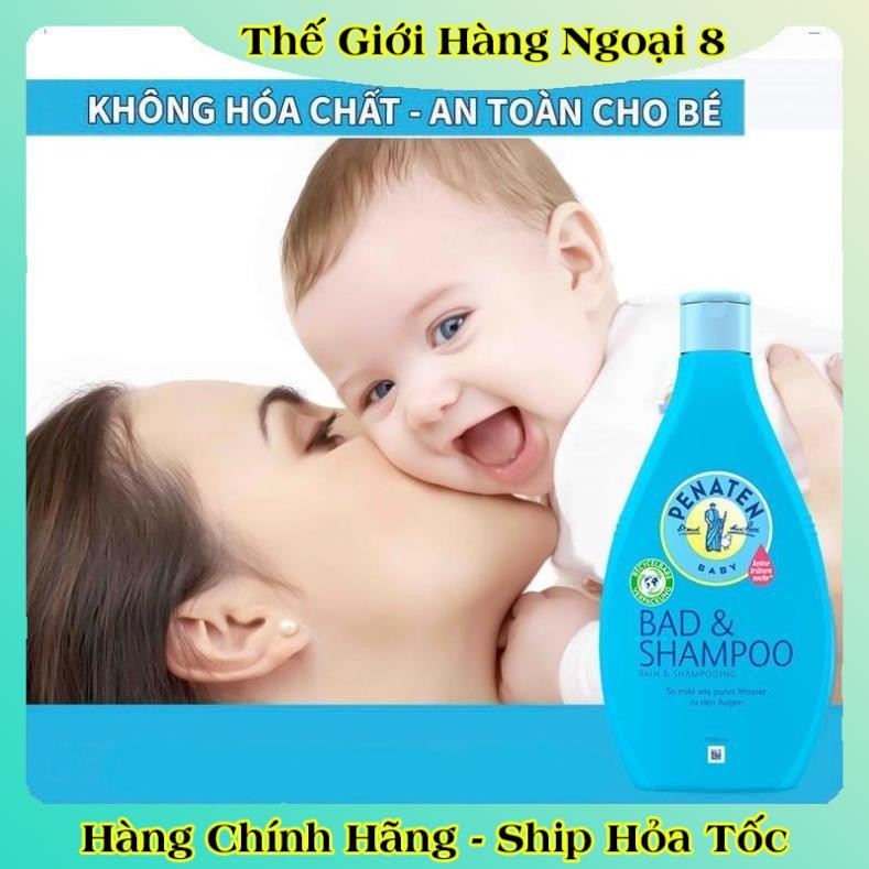 Sữa tắm gội chống cảm, kem dưỡng da, tinh dầu massage, tinh dầu tràm tắm Penaten 400ml Đức cho bé từ sơ sinh