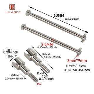 1 / 16 RC Xe Thay Thế Trục Phụ Kiện DIY Sửa Đổi Một Phần Trục Cho 16101Pro / 16102Pro / 16103Pro / 16201Pro