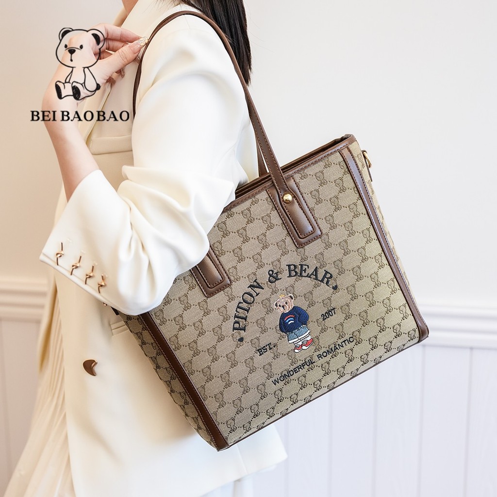 Túi totebag Beibaobao Piton&Bear Cao Cấp Chính Hãng 8323