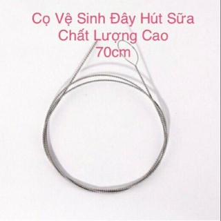 Chổi cọ vệ sinh ống hút bình tập uống nước - bình sữa - hút mũi (17cm) và Cọ vệ sinh dây hút ống hơi máy hút sữa (70cm)