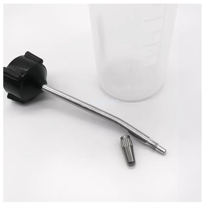 Oiler, Bình Đựng Dầu 120ml Có Vòi Góc Dài, Vít Trên Nắp Chai Dầu Vòi Mở Rộng 4 Cái