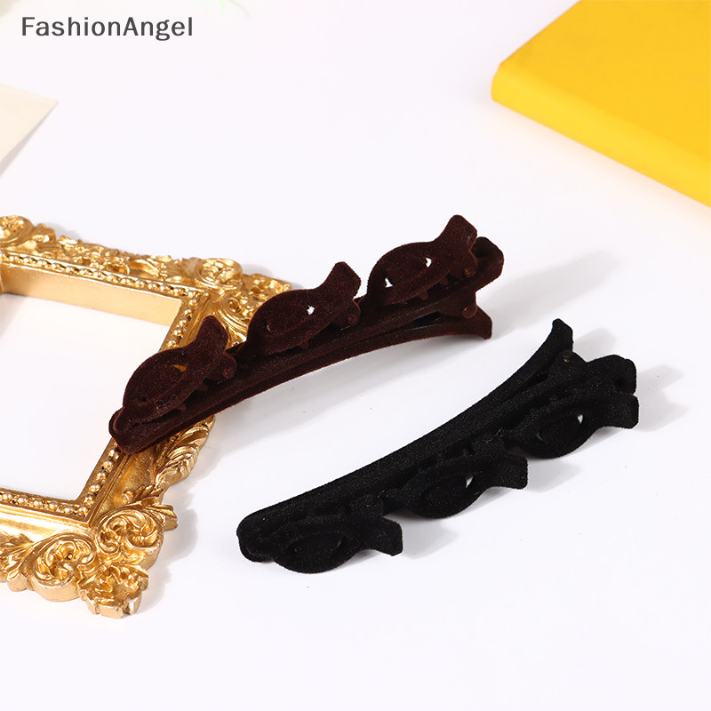 FashionAngel Flocking Bangs Mũ Nữ Dễ Thương Barrettes Hairgrip Kẹp Tóc Phụ Kiện Tóc TH