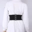 FUHUIOT Ren Cummerbunds, Thắt Lưng Corset Da Có Thể Điều Chỉnh, Punk Giảm Béo Dây Buộc Hoa Eo Rộng Đầm Corset