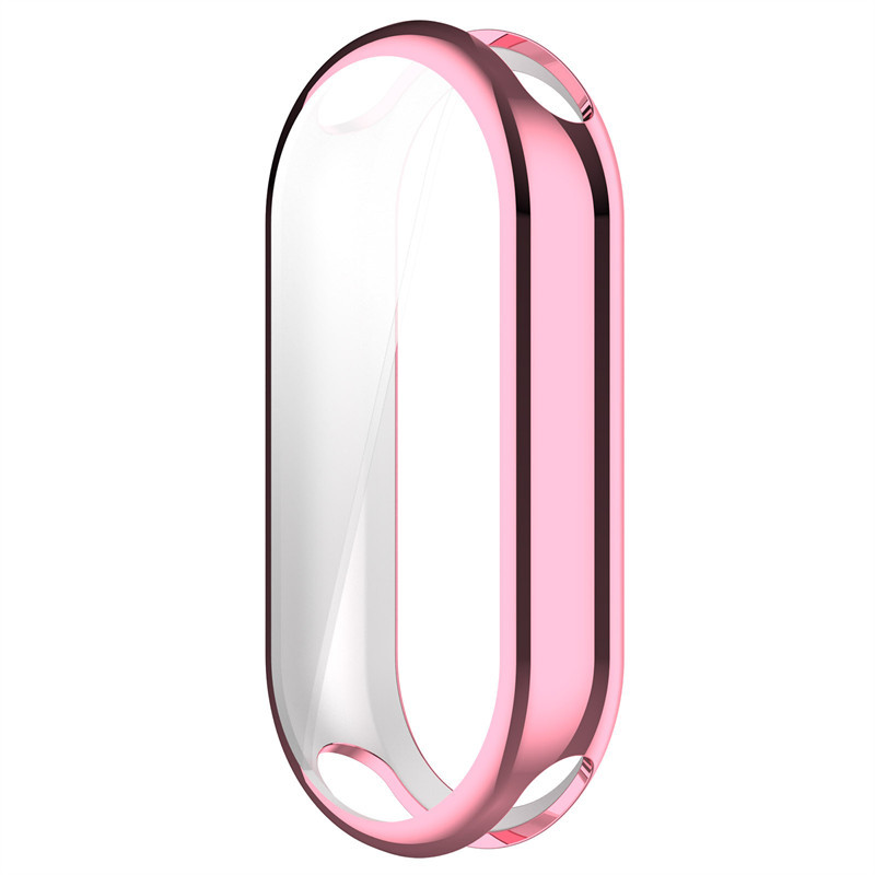 Vỏ silicon TPU bảo vệ trong suốt cho Xiaomi Mi Band 8/9/10, phụ kiện full cover, tương thích Band 8/9/10 Ceramic Edition