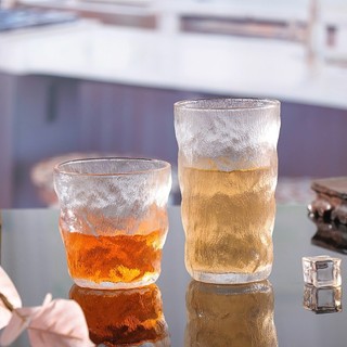 Cốc thủy tinh vân sóng nước - Decor quán cafe, chụp hình đồ ăn, đựng đồ uống ALINE