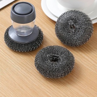 Bàn chải cọ xoong nồi, cọ bếp, cọ rửa bát đĩa có bình đựng xà phòng - Dụng cụ nhà bếp cọ xoong nồi thông minh ALINE