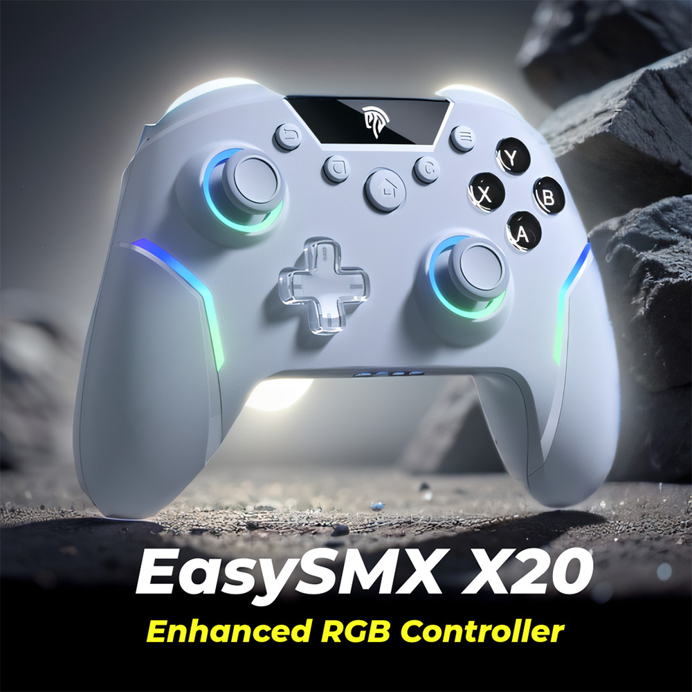 Bộ điều khiển chơi game cơ học chơi game không dây EasySMX X20 Tương ...