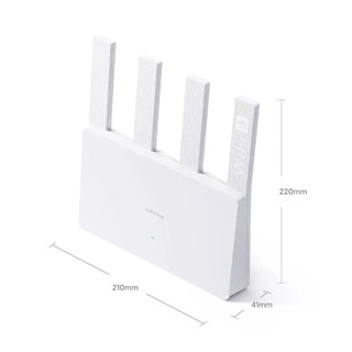 Bộ định tuyến Xiaomi AX3000E WiFi6 2976Mbps 2.4G / 5GHz Cổng DAN / LAN kép Bộ xử lý Qualcomm Mạng lưới bộ nhớ 256MB Nhà thông minh