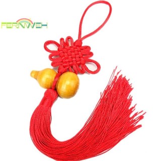 [Fernweh] 1Pc Bùa May Mắn Nút Thắt Trung Quốc Phong Thủy Bầu Mặt Dây Chuyền Trang Trí Nhà Cửa Ô Tô [MỚI]