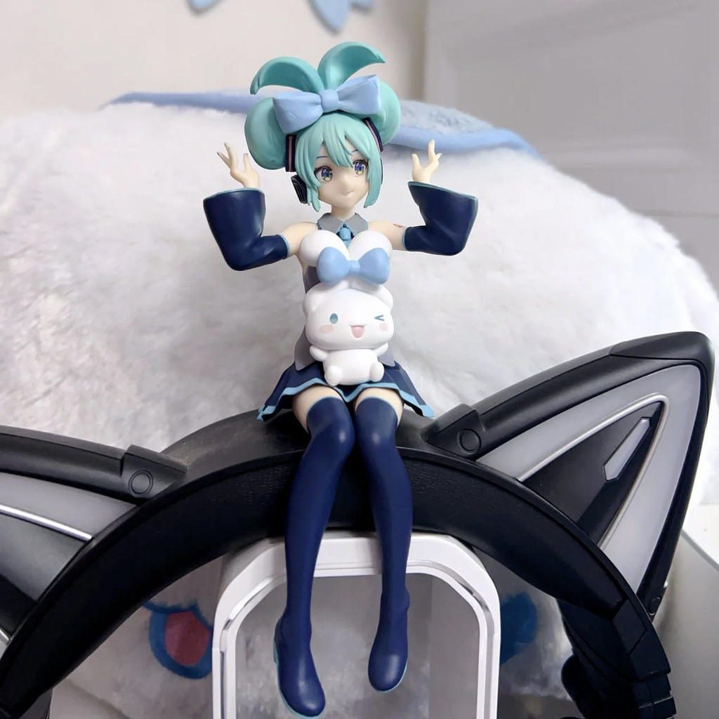 Anime Hatsune Miku X Cinnamoroll Hình Q Phiên Bản Nhân Vật Hành Động Mẫu Xe Trang Trí Đồ Trang Trí Đồ Chơi Búp Bê