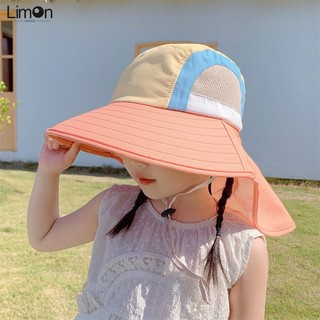 Mũ chống nắng trẻ em mùa hè che mặt chống tia cực tím