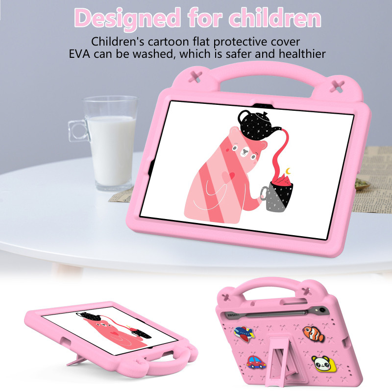 Ốp lưng họa tiết gấu mềm EVA cho Samsung Galaxy Tab S7 S8 S7 + S8 + S7 FE T736B S9 FE S9FE S10FE S9 + S9FE + S10 +