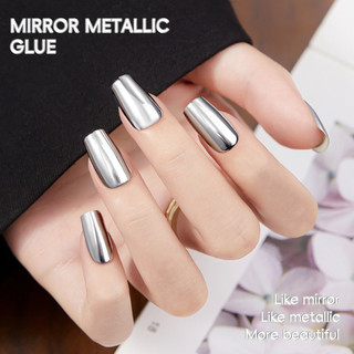 XEIJAYI Gương Kim Loại Bạc Gel Móng Tay Mật Độ Cao Kéo Dòng Móc Cạnh Tranh Quang Trị Liệu Keo Móng Tay Nghệ Thuật Làm Móng Tay Cho Tiệm Móng Tay