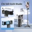 P15MINI Chân tripod mini Capgrip 3 IN 1 cho điện thoại Gậy chụp ảnh tự sướng Bluetooth có đèn trợ sáng