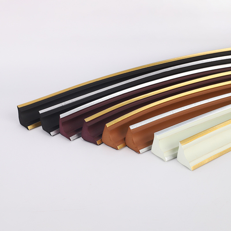Tự Dính pvc Âm Góc Dòng Phòng Khách Trần Đường Góc Trên Dải Trang Trí Chống Thấm Nước Chống Dầu Tự Dính Góc Đường Tam Giác Cạnh Dải