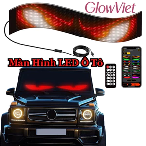 Màn Hình LED Ô Tô - Tự Thiết Kế Quảng Cáo Đa Ngôn Ngữ, Điều Khiển Bluetooth, Chống Nước Cao Cấp