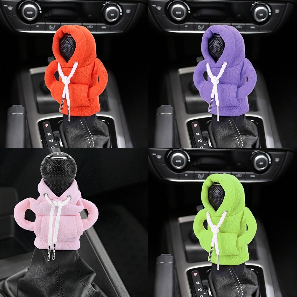 [COD] Bọc Đầu Cần Số Xe Hơi Hình Áo Hoodie – Thiết Kế Vui Nhộn, Dễ Thương, Trang Trí Nội Thất Ô Tô Sáng Tạo