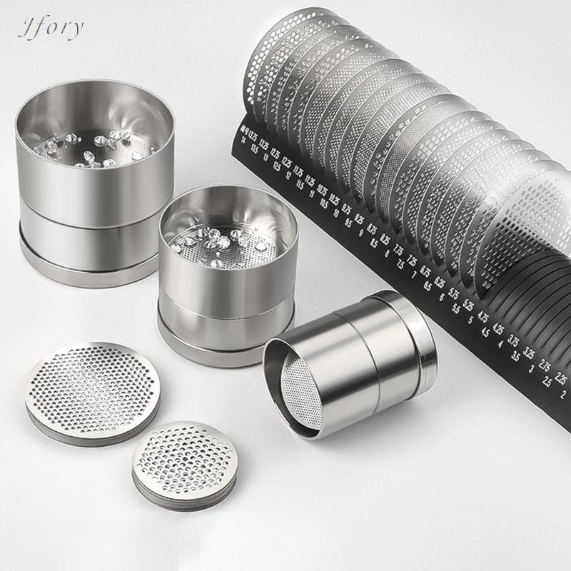 Kim Cương Phân Loại Sàng Giá Đỡ Di Động Trang Sức Phân Loại Dụng Cụ Đá Quý Sàng Mảnh