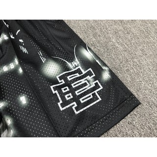 EE Thể Thao Mùa Hè Lưới Thoáng Khí Bóng Rổ Khu Phố Quần Eric emanuel Phong Cách Mỹ Nhanh Khô Dạo Phố Quần Short Thể Dục