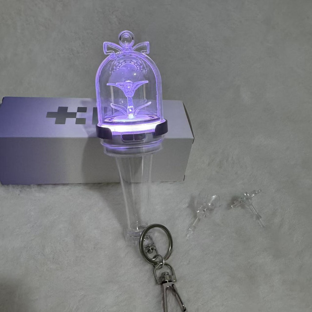 Móc khóa cầm tay Mini Kpop ILLIT YUNAH MOKA IROHA Glow Stick Móc chìa khóa