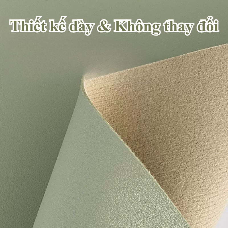 Thảm lót bàn da PU 2 mặt, chống thấm nước, không mùi, bền bỉ, Chống Lóa, Giảm Cận Thị