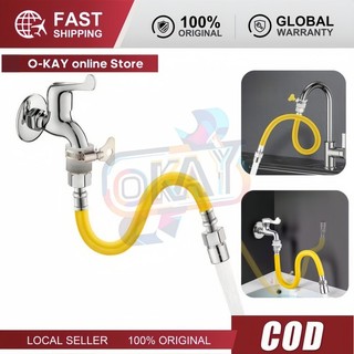 Vòi Nối Dài Tăng Áp Xoay 360° 2 Chế Độ Xịt – Lõi Van Inox Chống Gỉ | 360° Rotating Faucet Extension, 2 Spray Modes
