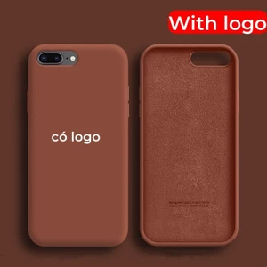 Chất lượng cao Tương thích cho iphone 6 / 6s / 6p / SE2 / SE3 / 7 / 8 / Plus XS XS MAX XR Vỏ silicon lỏng bảo hiểm toàn diện