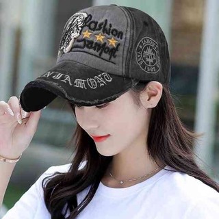 Mũ bóng chày nam nữ từ denim cotton nguyên chất, thời trang, chống nắng tốt cho các hoạt động ngoài trời và đường phố.
