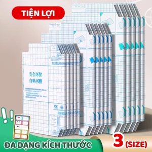 Set Decal Bọc Sách Vở Trong Suốt - Giấy Dán Bọc Vở Học Sinh, Dễ Sử Dụng, Chống Nước, Bảo Vệ Bìa Sách Bền Đẹp