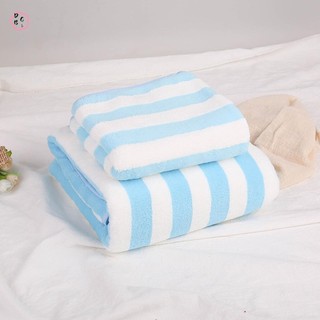 Khăn tắm sang trọng cỡ lớn Thiết kế sọc khô nhanh Khăn mềm mại thấm hút cao cho da nhạy cảm & sử dụng hàng ngày