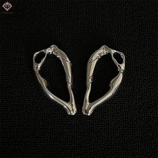 PCWKKef Kim Loại Hình Đặc Biệt Carabiner Móc Khóa Đa Năng Leo Núi Xe Chìa Khóa Gothic Ba Lô Eo Trang Trí DIY Y2K Mới