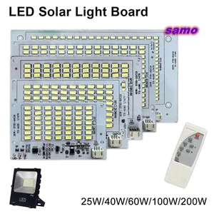 SAMO 1 Bảng Điều Khiển Nguồn Sáng, Bảng Đèn LED Trắng SMD5730, 25 / 40 / 60 / 100W Với Bộ Điều Khiển Từ Xa Độ Sáng Cao Điều Khiển Từ Xa Đèn Pha Cho Đèn Sân Vườn Ngoài Trời