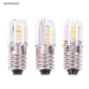 Ziyulinyuk E10 Bóng Đèn Led 6V 12V 24V Nâng Cấp Bóng Đèn 4LED Thay Thế Cho Đèn Pin Đèn Báo Đèn Pha Động Cơ Bóng Đèn LED EN