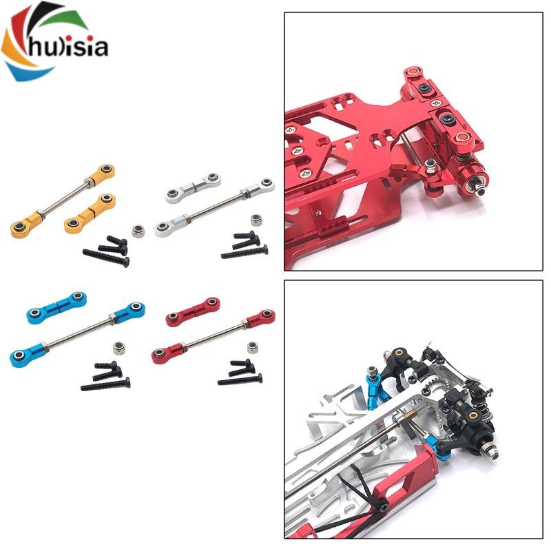 chulisia Thanh có thể điều chỉnh Turnbuckle RC Xe mô hình dự phòng Thanh kết thúc Phụ kiện hấp thụ Servo cho K989 284131