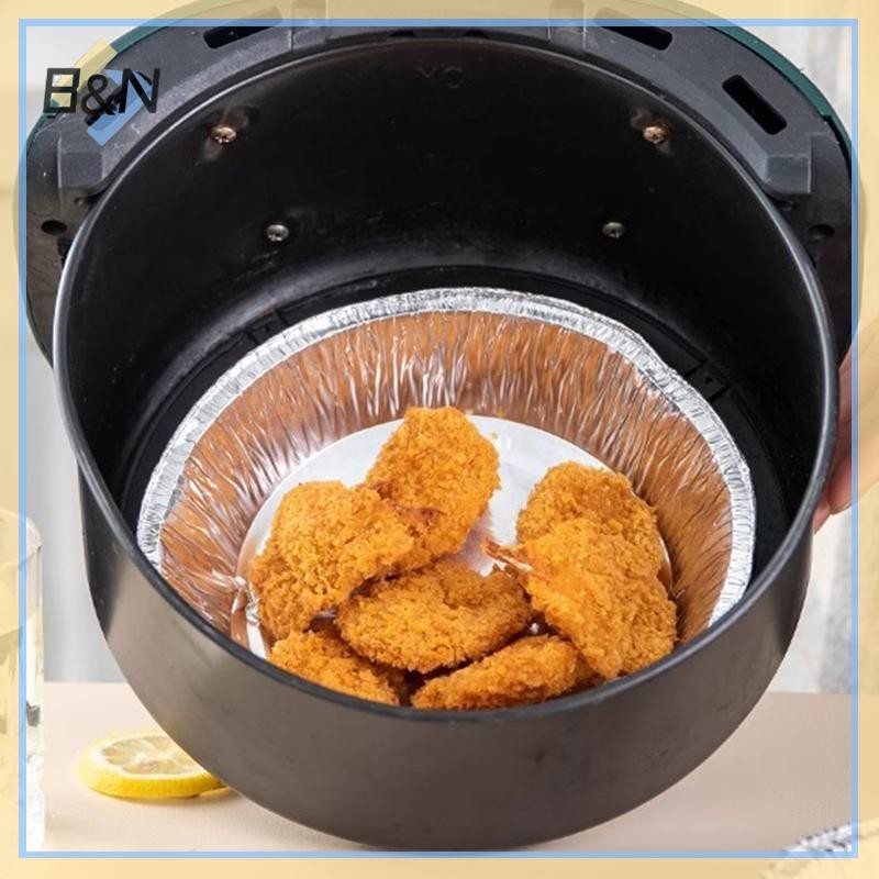 B & N Air Fryer Nhôm Lá Chảo Đồ Dùng Nhà Bếp Hộp Đựng Thực Phẩm Lò Nướng Vuông Khay BBQ Chống Dầu Chống Dính Dụng Cụ Nướng Bánh Nhà Bếp.