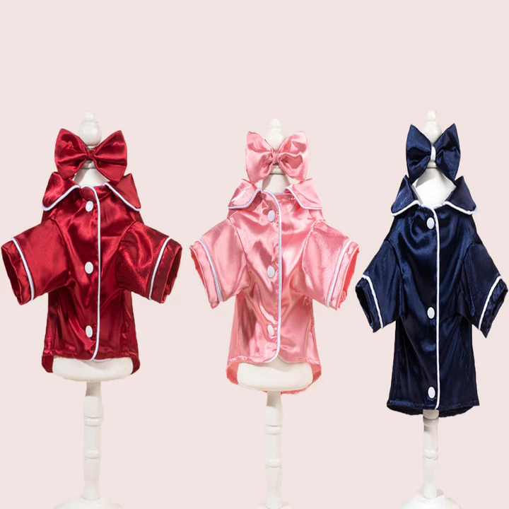 Đồ Ngủ Cho Thú Cưng Cho Chó Mùa Hè Chó Áo Pomeranian Quần Áo Mèo Thiết Kế Áo Thun Chó Con Nơ Băng Đô Quấn Tóc Chó & Mèo Phụ Kiện