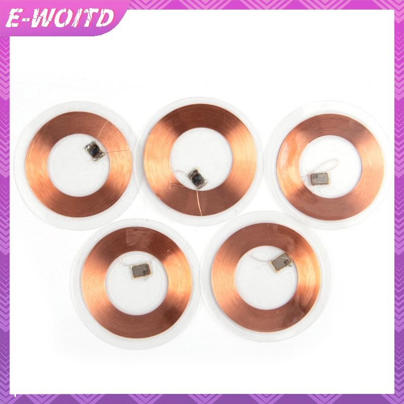 E-woitd 5 Chiếc 125KHz ID T5577 Có Thể Ghi Lại Cuộn Dây Đồng Xu Thẻ Keyfob RFID HNVN